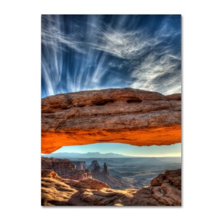 Pierre Leclerc 'Mesa Arch Sunrise 2' Canvas Art,14x19